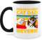 Tasse Tassen 325ml - Katze - Best Cat Dad Ever - 325 ml - Schwarz - katzentassen sprüche katzen katzenpapa kaffeetasse katzenteetasse geburtstagsgeschenk für katzenliebhaber teetasse katzentasse
