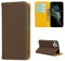 Copmob Phone Case iPhone 11 Pro,Flip Genuine Leather Wallet Case,[4 Slots][Magnetic closure][With Lanyard],Protective Cover Case for iPhone 11 Pro - Brown