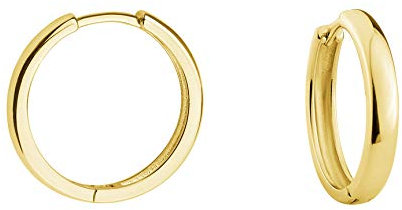 SOFIA MILANI - Damen Ohrringe 925 Silber - vergoldet/golden - große Creolen - 21010