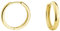 SOFIA MILANI - Damen Ohrringe 925 Silber - vergoldet/golden - große Creolen - 21010