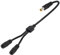 GINTOOYUN DC7909 Y Splitter Adapter Kabel 14AWG DC 8mm EIN Mann auf Zwei weibliche Netzkabel für tragbare Kraftwerke, Solarpanel, Solarstrombank usw. (2 FT)(Stil 1)