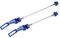 A ABSOPRO 1 Paar Fahrrad Schnell Spannachsen Spieße 145mm 185mm Blau