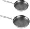 Morleos Keramikbratpfanne Set 28 cm 2 Liter + 24 cm Antihaft Wabenpfannen - PFOA PTFE frei | Gas Induktion Elektro Herde | Pfanne Kratzfest Rostfrei Beschichtet Gastronomie Wabentechnologie