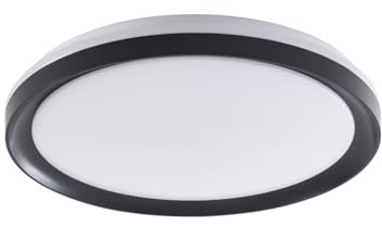 Lindby LED Smart Home Deckenlampe Ardena dimmbar in Schwarz (1 flammig,) - Deckenleuchte Lampe Wohnzimmerleuchte