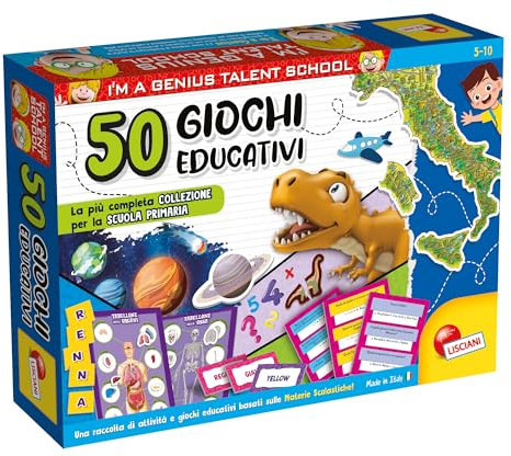 Liscianigiochi I'm a Genius Raccolta 50 Giochi Educativi