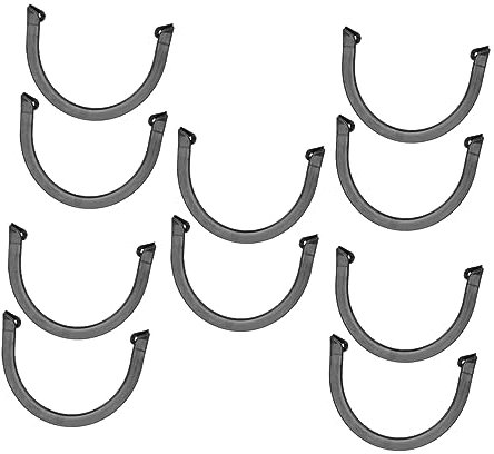 VANZACK 5paare U-förmige Skateboard Deck Schutzleisten Aus Hochwertigem Kunststoff Stoßfeste Kantenabdeckung Für Longboard Und Street Skateboard Einfache Montage Schutz Vor Kratzern Und St