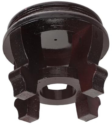 Kisangel Elegante Soporte de Madera para Plantas Base para Maceta de Interior Taburete Rústico para Plantas para El Hogar