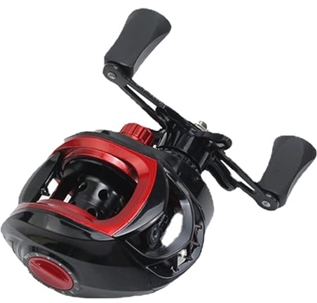 Culnflun Baitcasting-Rolle, 7,2:1 High-Speed-Übersetzungsverhältnis und 8kg Bremskraft-Köderrolle, Salzwasser-Süßwasser-Rotationsköderrolle, baitcast Rolle mit langem Rollendesign (Rechte Hand)