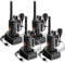 MaxTalker MT-8S Walkie Talkie Aufladbar für Erwachsene Kinder Funkgeräte, Lizenzfrei PMR446 Funkgeräte, Funkempfang 16 Kanäle, Mit Headset und 1500mAh Lithium-Ionen-Akku (4 Stück)