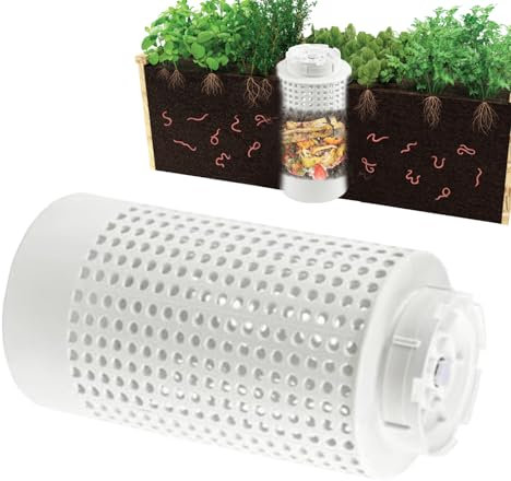 YRTUOP Lombricomposteur | Bac À Fumier De,Conteneur De Compost Régulateur D'Humidité pour Jardinage Urbain Déchets De Jardin Enrichissement Sol Agricole Biologique