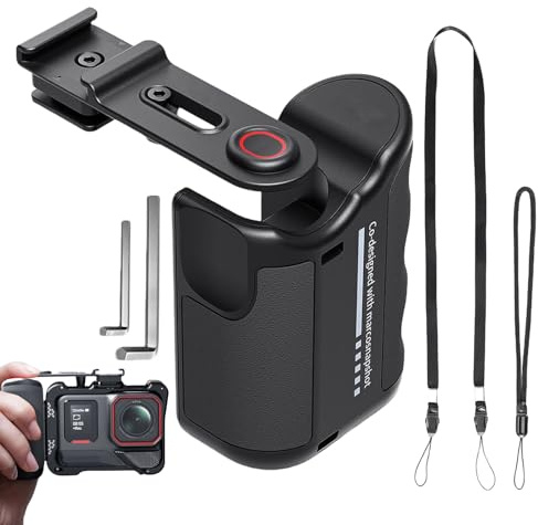 Maniglia Della Fotocamera - Maniglia Della Fotocamera Per Piani Regolari | Maniglia Laterale Della Gabbia Della Macchina Fotografica, Stabilizzatore A Mano Supporto Digitale Per Vlogging Vlogging