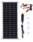 Chargeur De Panneau Solaire 300W panneau solaire double cellule solaire USB avec contrôleur 60A Kit de plaque solaire for téléphone RV chargeur de voiture alimentation de batterie extérieure(Only sola