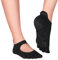Knitido+ Kumo Zehensocken für Yoga, Pilates, Barre, mit ABS, Größe:35-38, Farbe :schwarz (09)