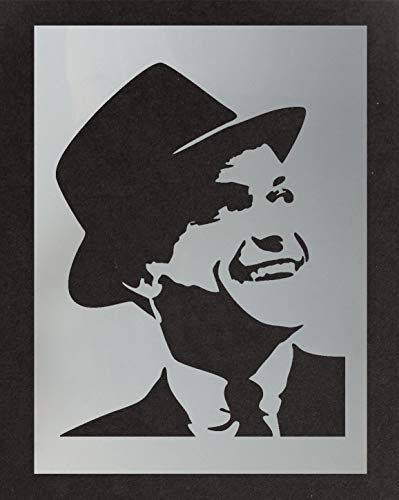 Frank Sinatra Bild Schablone Art Decor & Basteln Schablone Malen Leinwand Kunst, Wände, Stoffe, Möbel Verschiedene Größen Optionen Wiederverwendbar Stencil By Ideal Stencils - XS/ 11X14CM
