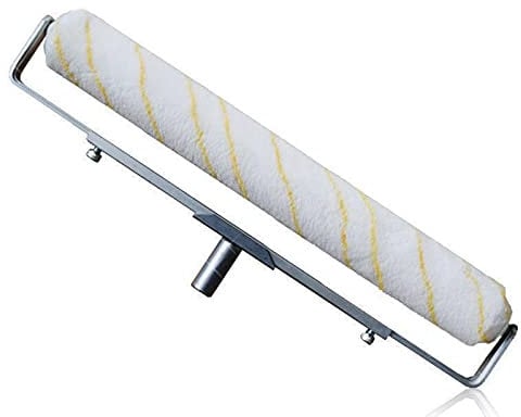 Ensemble de rouleaux de peinture, manchon de rouleau de peinture en microfibre de 20 pouces, support de rouleau extensible, fournitures de peinture pour murs et plafonds de maison (Poils Moyens)