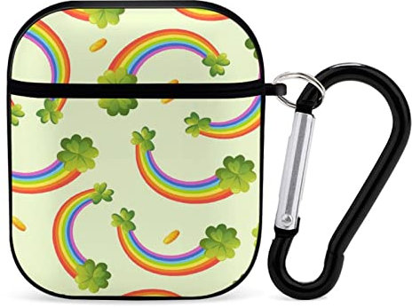 Airpods-Hülle Regenbogen-Klee Airpod Hard Case Cover Kopfhörerhüllen Für Apple Airpods1 Airpods2