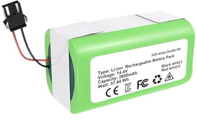 Batería de 14,4 V y 4000 mAh. Compatible con Conga 990 1090, Compatible con Cecotec Ecovacs Deebot N79S N79 DN622, Compatible con batería de aspiradora Robot Eufy Robovac 11 11S 12 35C X500 (Color :