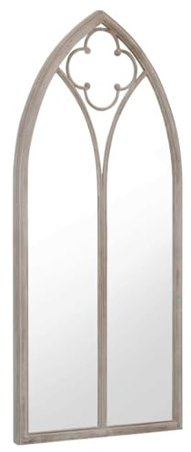 vidaXL Gartenspiegel Sand 70x30 cm Eisen