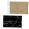 Uonlytech 2sheets English Keyboard Stickers Material for Easy Letter Replacement Laptop and Desktop Keyboards Smooth Non-fading Compatible Computer Types