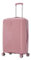 CELIMS - Valise Moyenne en Polypropylène | Modele 2025 | Taille 65cm 20kg | Serrure TSA | 8 roulettes 360 | Rose