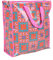 Urban Living Plastic Foldable Laundry Bag - Large (L: 54.5cm x W: 29.5cm x H: 64cm) - Pink - Dual Handles & Zip Closure - Storage Bag for Laundry, Shopping, Groceries & Household Goods