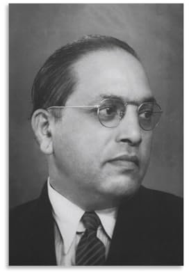 B. R. Ambedkar Portraits-Poster, Gemälde auf Leinwand, Wandkunst, Poster, Rollbild, Wanddekoration, Heimposter, 60 x 90 cm