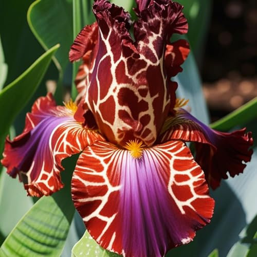 Iris-Strong Plants That Grow Well/Mix Golden Jade Carving Feels Perfect-A-4 Bulbs