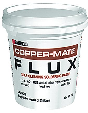 Coppermate CM1 Copper Mate Flux, White, 1 lb