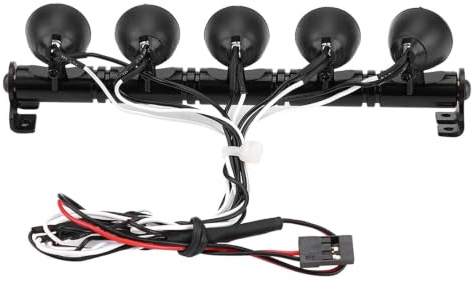 LED-Lichtleiste, 5 LEDs, helle Scheinwerferlicht, RC-Auto-Zubehör, für Fernbedienungsautos, Modellautos, Spielzeuge