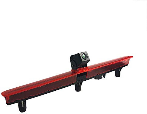 HD Auto Dritte Dach Top Mount Bremsleuchte Kamera Bremslicht Rückfahrkamera für VW Transporter T5 Bus Multivan Caravelle Business mit Heckklappe 3.Bremsleuchte 2003-2015 Bj