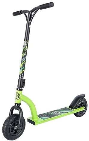 Madd Unisex Jugend All Terrain 8 MGP Scooter, Mattschwarz/grün, 91.5 cm