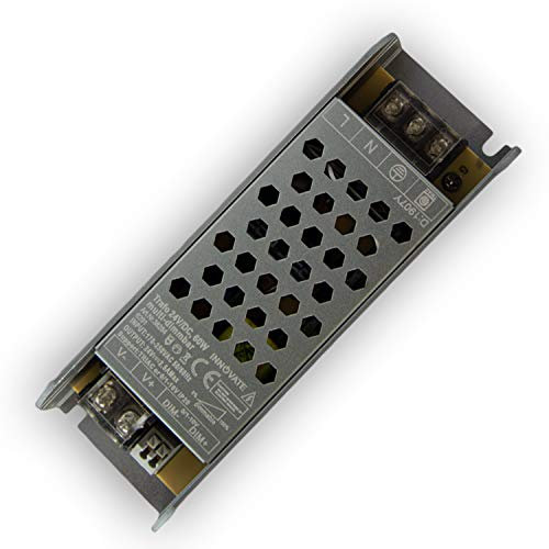 Innovate 24V LED Trafo IP20 dimmbar - 60 Watt - 24 Volt DC - TRIAC & 0/1-10V - kein Rauschen perfekt für LED Leuchtmittel und Stripes - Trafo Transformator Gleichrichter Driver Netzteil