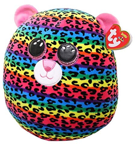 Ty Dotty Leopard Squish a Boos 14 | Beanie Baby Weiches Plüschtier | Sammlerstück Kuscheliger Stoffteddy