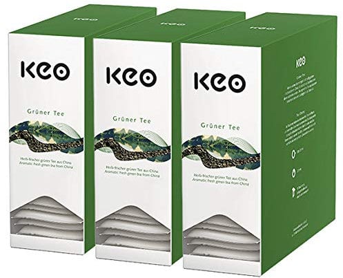 Keo Teachamp Kuvert Gr?ner Tee / 3er Pack