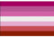 TOSSPER Lesbian Pride Flag Lesbian Geschenke | Lichtbeständige Farbstoff Für Vivid Color 100% Super-Polyester Material -Complete Set Stolz-Fahne 3 * 5 Ft