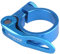 TRIWONDER Fahrrad Sattelkloben 28,6 mm 31,8 mm 34,9 mm, Sattelklemme Schnellspanner Sattelstütze Sattelstützenklemme für MTB und Rennrad (Blau, 28.6mm)