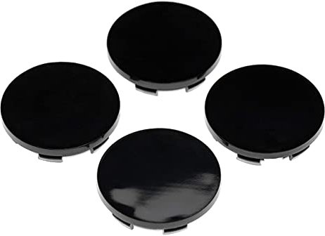 vhbw 4X Cache-moyeu, Centre de Roue Remplacement pour C-70103 pour Voitures, 51 mm, Noir, Plastique