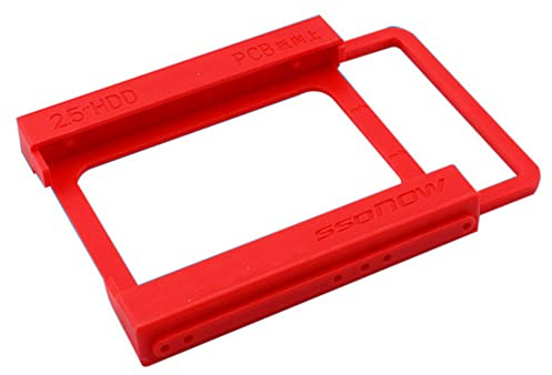 10 Stück SSD HDD Montagehalterung, 2,5 bis 5,25 Zoll Festplattenschacht Adapter PC Festplatte Fach Innenraum Behälter Caddy Halterung Rahmen