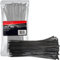 Xtremeauto Cable Ties 100 Pack Zip Ties - Heavy Duty Zip Tie Pack, Nylon Cable-Ties, Strong Self-Locking Cable Tie Wire Ties, Perfect for Home, Garden, Office, Mechanics & DIY (450mm x 7.6mm, Black)