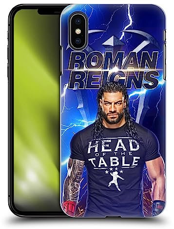 Head Case Designs Offizielle WWE Blitz Roman Reigns Harte Rueckseiten Handyhülle Hülle Huelle kompatibel mit Apple iPhone XS Max
