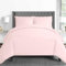 Pizuna 600 Fadenzahl aus Baumwolle Bettwäsche Helles Rosa,100% Langstaple Baumwolle Bettbezug und Kissenbezug, 100% Baumwolle Mako Satin 2-Teilig Bettwäscheset 135x200 + 80x80 Helles Rosa