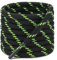 Puzeam 2 Pares Cordones Redondos para Botas, 4.5 mm Cordones Resistentes para Zapatillas de Montaña, Zapatos de Senderismo, Calzado de Seguridad Negro Verde neón 120 cm