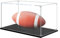 Football Display Case Full Size, Acrylic Clear Memorabilia Display Box Cases, UV Protected Storage Boxes for Football Fans & Collectibles ( Size : W15xd15xh20cm/6x6x8 )
