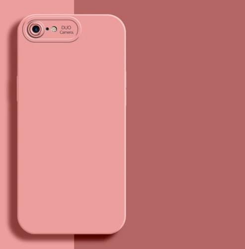 KK KENIK Silicone Case for iPhone SE 2020/SE 2022, iPhone 8/7, Soft-Touch, Shockproof, DustProof, Antiskid Phone Cover for iPhone SE 2nd /SE 3rd Generation/7/8 Pink