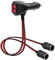 GELRHONR 12V Zigarettenanzünder Verteiler mit Schalter,2 fach/Doppel Steckeradapter für Auto, 30cm Kabel, 10A/12V Steckdosen-Splitter für Auto-Cigarette Lighter
