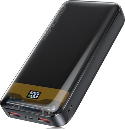 46800mAh &65W Power Bank Portable Charger Fast Charging, USB C Battery Pack With LCD Display 3 Outputs & 2 Inputs PowerBank Compatible with iPhone, Samsung, Huawei, iPad, Tablets and More