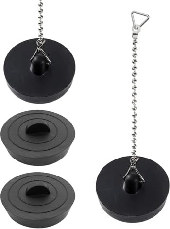TYFGRT Pack De 3 Tapones De Drenaje para Fregadero, Tapones para Fregadero, Tapones para Bañera, Tapones para Fregadero De Goma, Accesorios para Fregadero para Cocina Y Baño