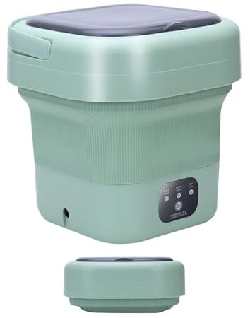 Lavadora de viaje de 9 L, lavadora de encimera, lavadora de dormitorio, lavadora portátil de resina, lavadora pequeña, lavadora de ropa de viaje, lavadora compacta para acampar