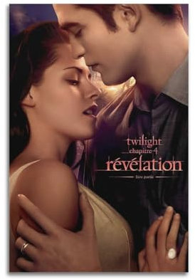 AKRHARWB Twilight-Poster, Wandkunst, Vintage, elegantes Poster, dekoratives Gemälde für Wohnzimmer, Schlafzimmer, ästhetisches Poster, 30 x 45 cm, ungerahmter Stil