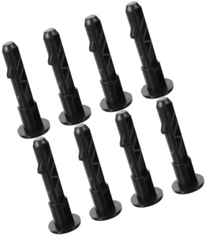 Holibanna 8pcs Wheelie Bin Hinge Pins Plastic Bin Lid Locks for Trash Can Can Lid Clips